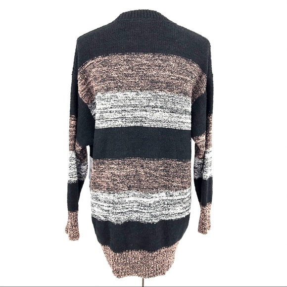 Free People Black Southport Oversized Beach Cardi - Picture 6 of 10